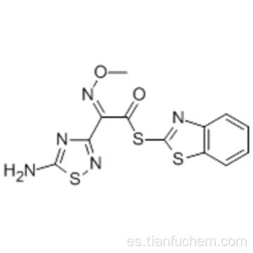 S-2-BENZOTHIAZOLYL (Z) -2- (5-AMINO-1,2,4-THIADIAZOL-3-YL) -2-METHOXYIMINO TIOACETATO CAS 104797-47-9